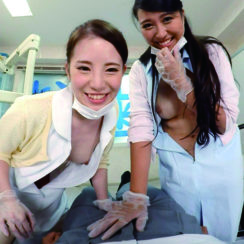 Ruri and Rena – Horny Dental Assistant VR  Porn Video 4