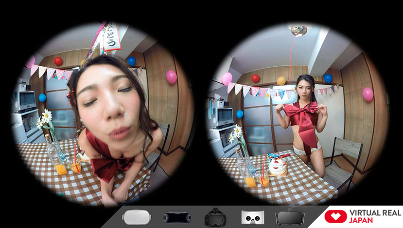 birthday VR Japanese girlfriend