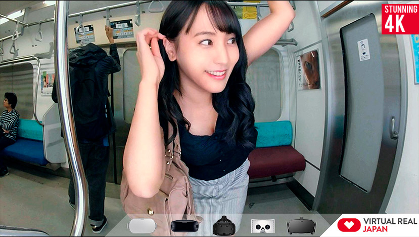Japanese VR subway lady